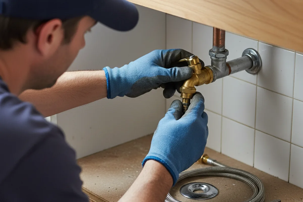 Shutoff valve and fitting work during Emergency Plumbing in Lost Creek